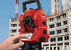 Эксплуатация тахеометра Hilti POS 18