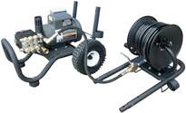 Гидродинамическая машина для промывки канализации CAM Spray EJ-CS1500A.2 в разобранном виде
